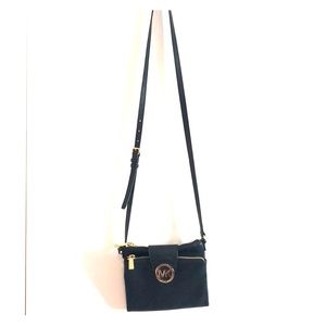 Michael Kors black logo crossbody bag